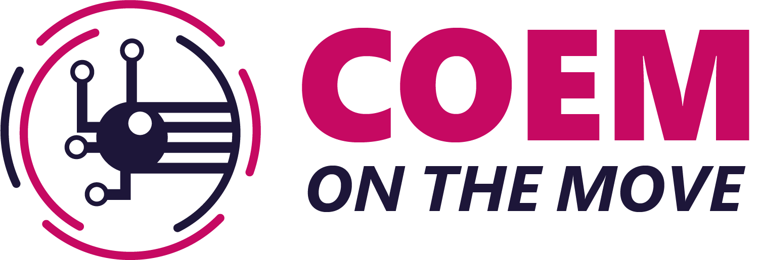 coem on the move logo coem on the move logo