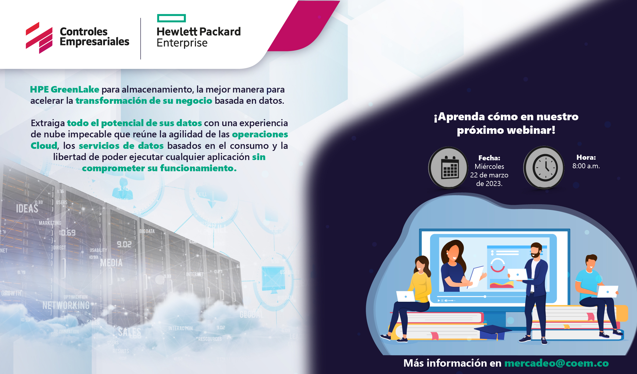 redes webinar hpe data services